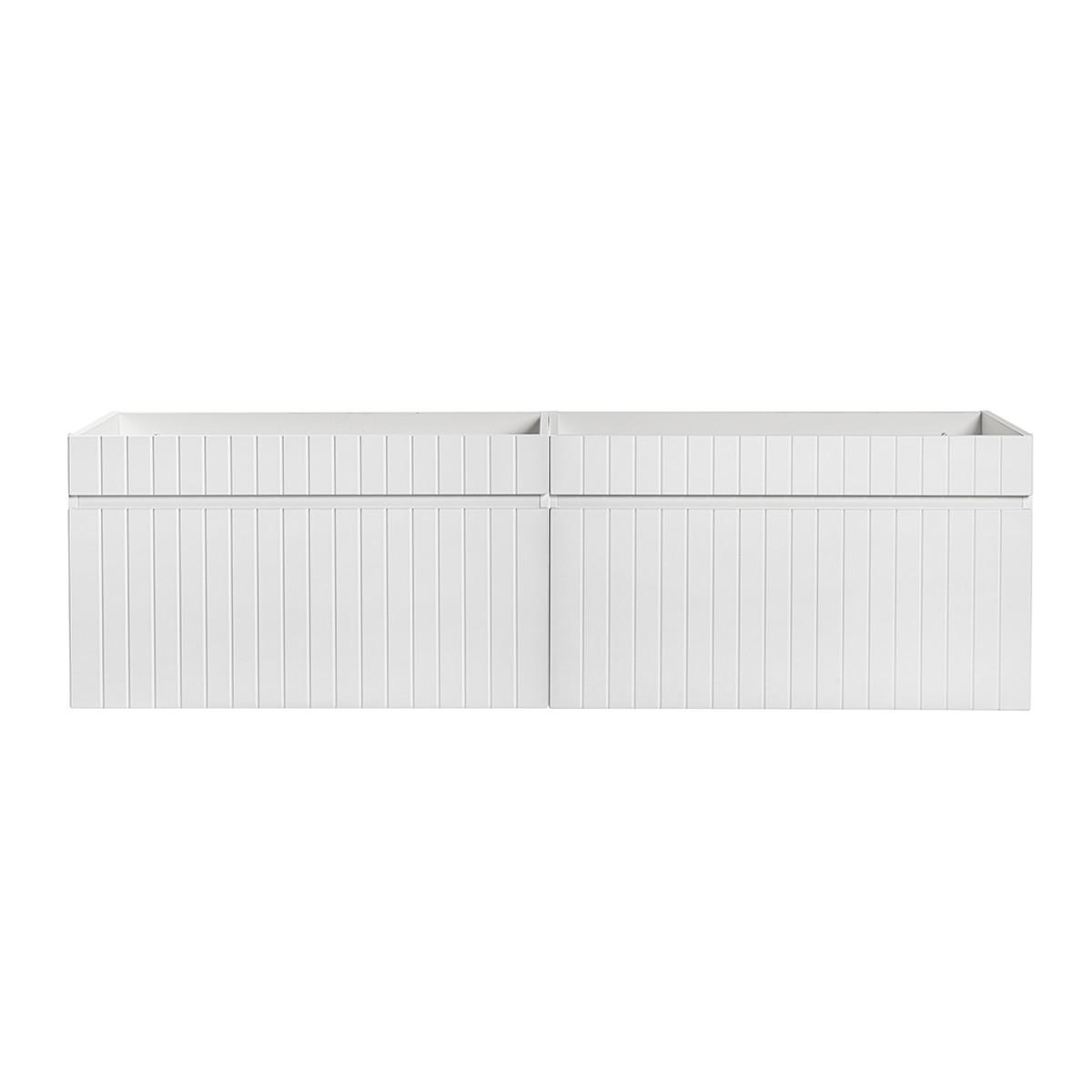 WASCHTISCHUNTERSCHRANK 160cm Zelie Weiß - Weiß, Holzwerkstoff (160/46/45cm) - Petits-meubles