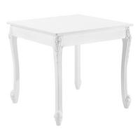 ESSTISCH Lüneburg - Weiß, Holzwerkstoff/Kunststoff (80/80/76cm) - [en.casa]