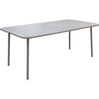 GARTENTISCH bilbao Taupe - Taupe, Metall (180/90/71cm) - Habitat Garten