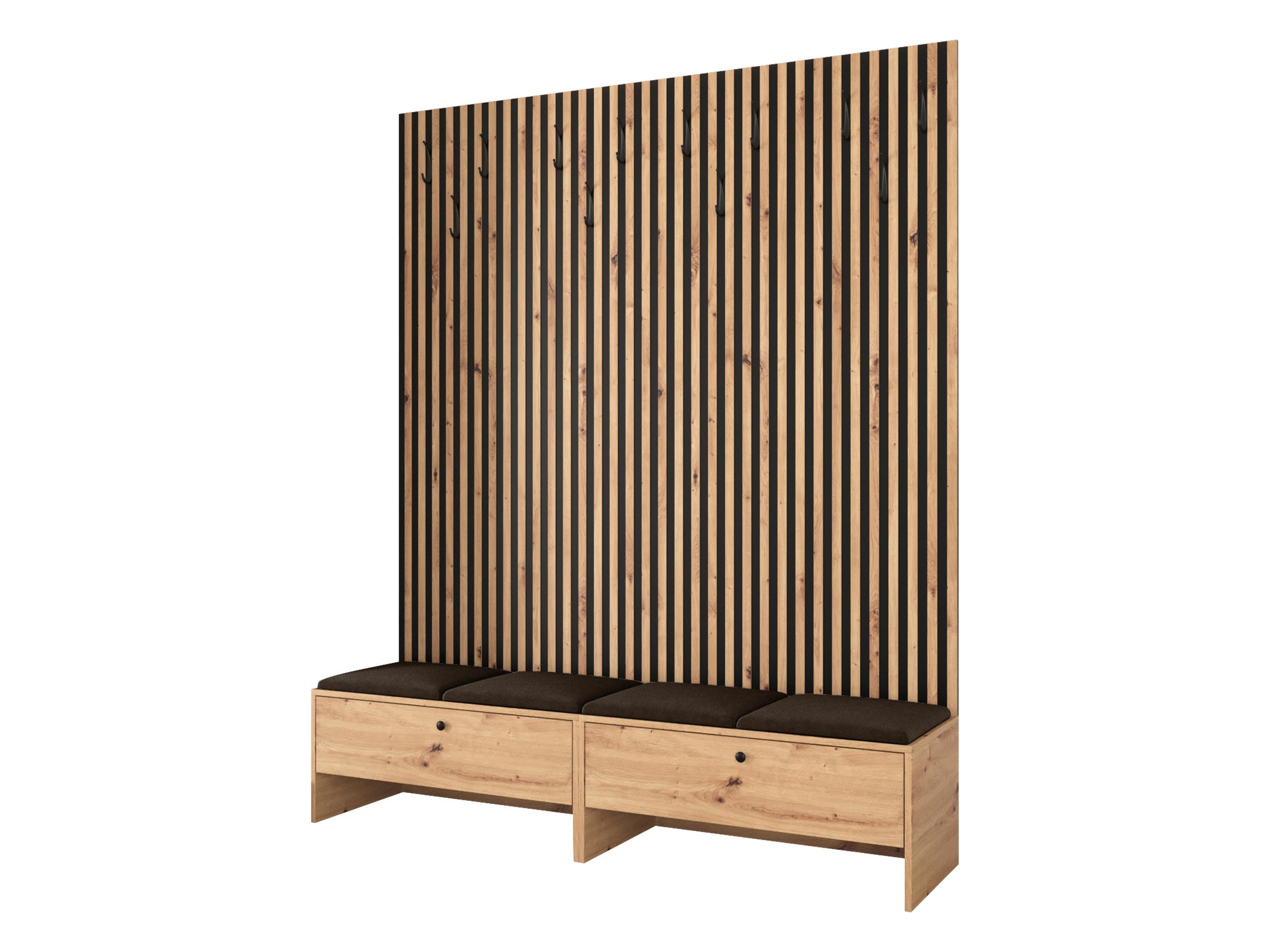 GARDEROBE Balma V - Braun, Holzwerkstoff (170/206/44cm) - MIRJAN24