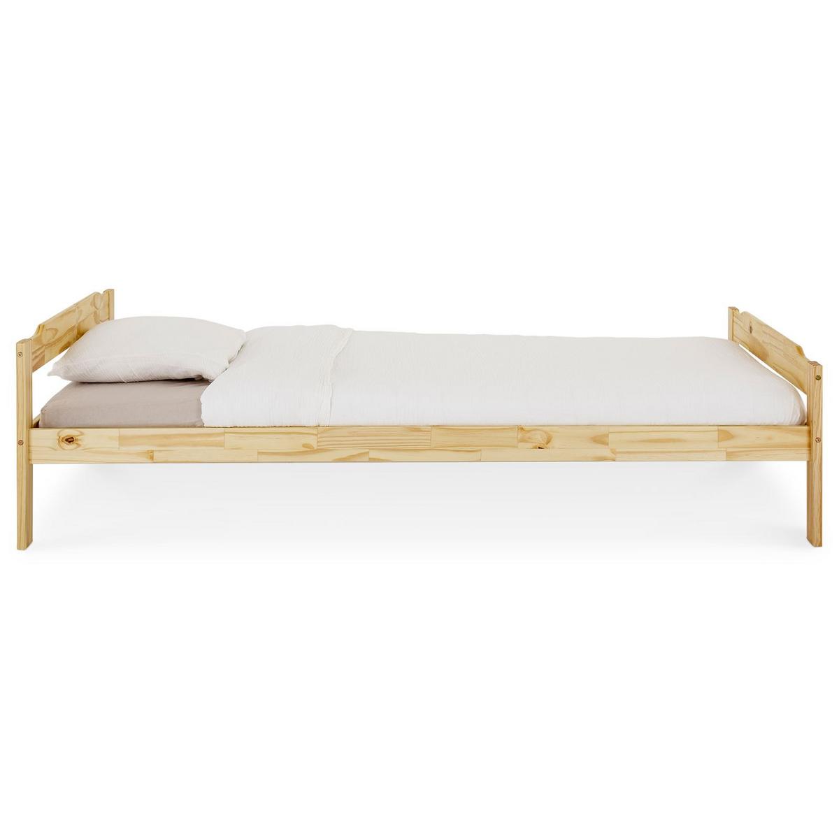 EINZELBETT MORITZ 90x200 cm natur - Naturfarben, Holz (90/200cm) - IDIMEX
