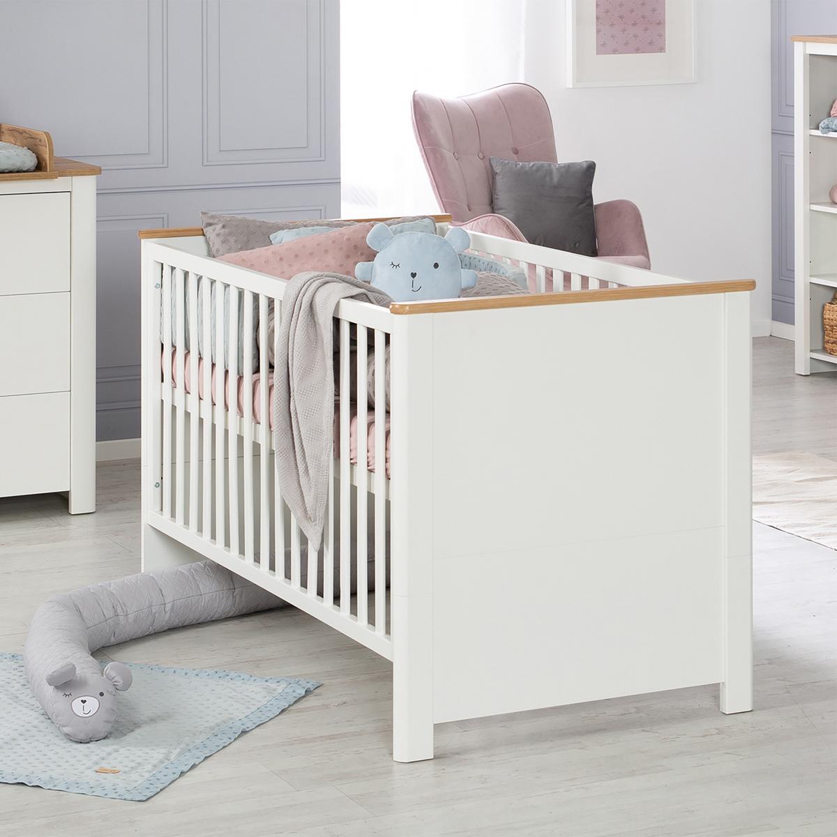 BABYZIMMER-SET Ava 2-teilig - Weiß, Holzwerkstoff (78/83.5/143cm) - Roba