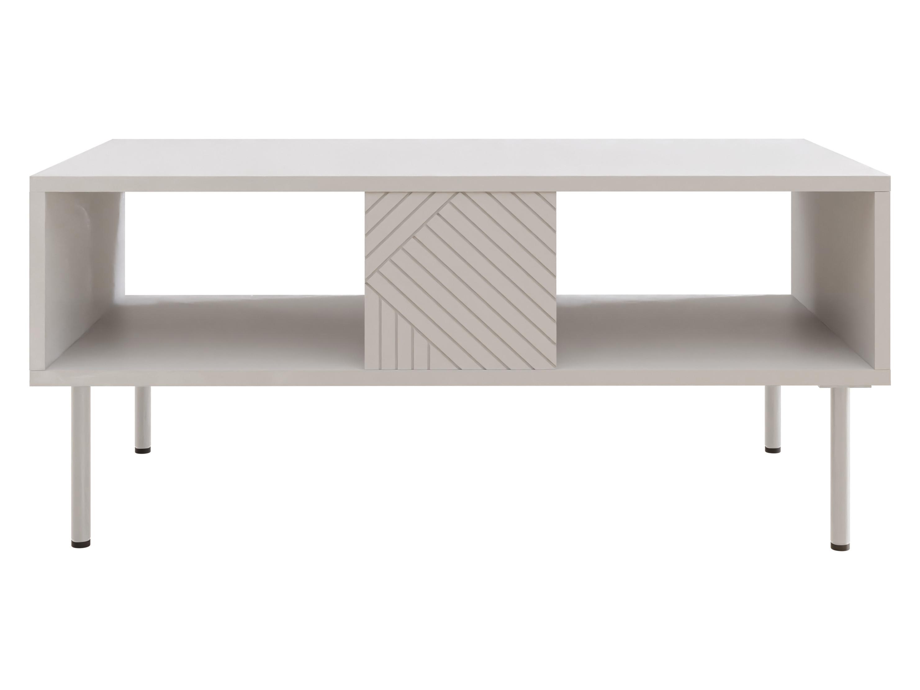 COUCHTISCH Art Deco Cashmere - Kaschmir, Holzwerkstoff/Metall (55/100/46cm) - MIRJAN24