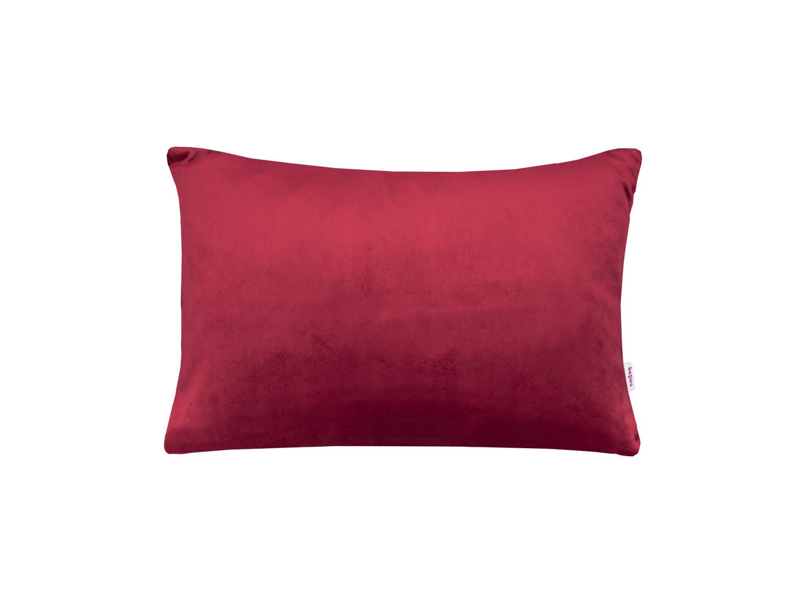 KISSENHÜLLE Samt&Sonders karmin-rot 25/35 cm - Rot, Textil (25/35cm) - beties Heimtextil
