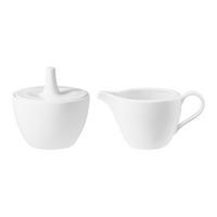 MILCH & ZUCKER SET Beat Color Glaze Weiß - Weiß, Keramik (1/2cm) - Seltmann Weiden