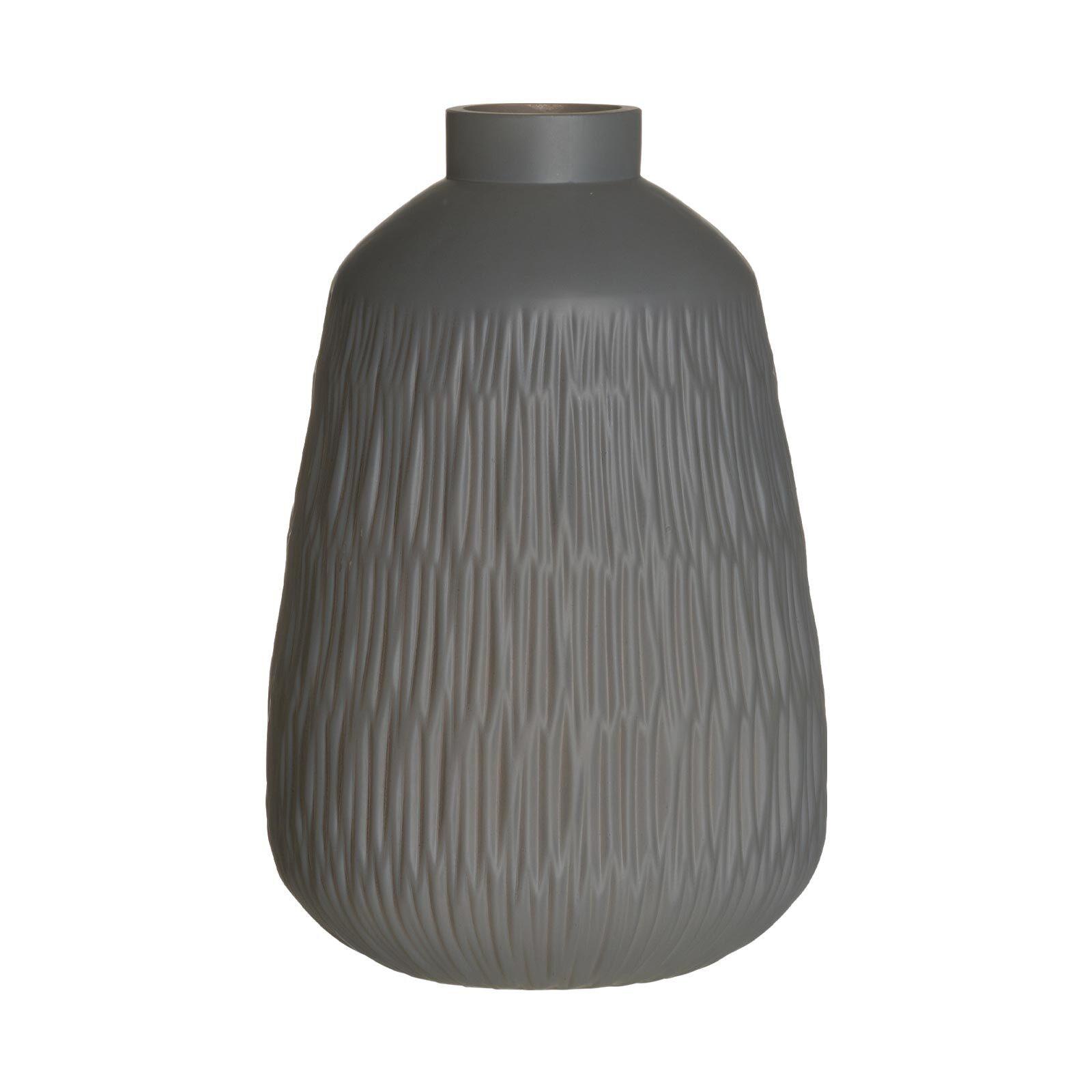 VASE Anja grau 32,5 cm - Grau, Glas (21.5/32.5cm) - Ritzenhoff Breker