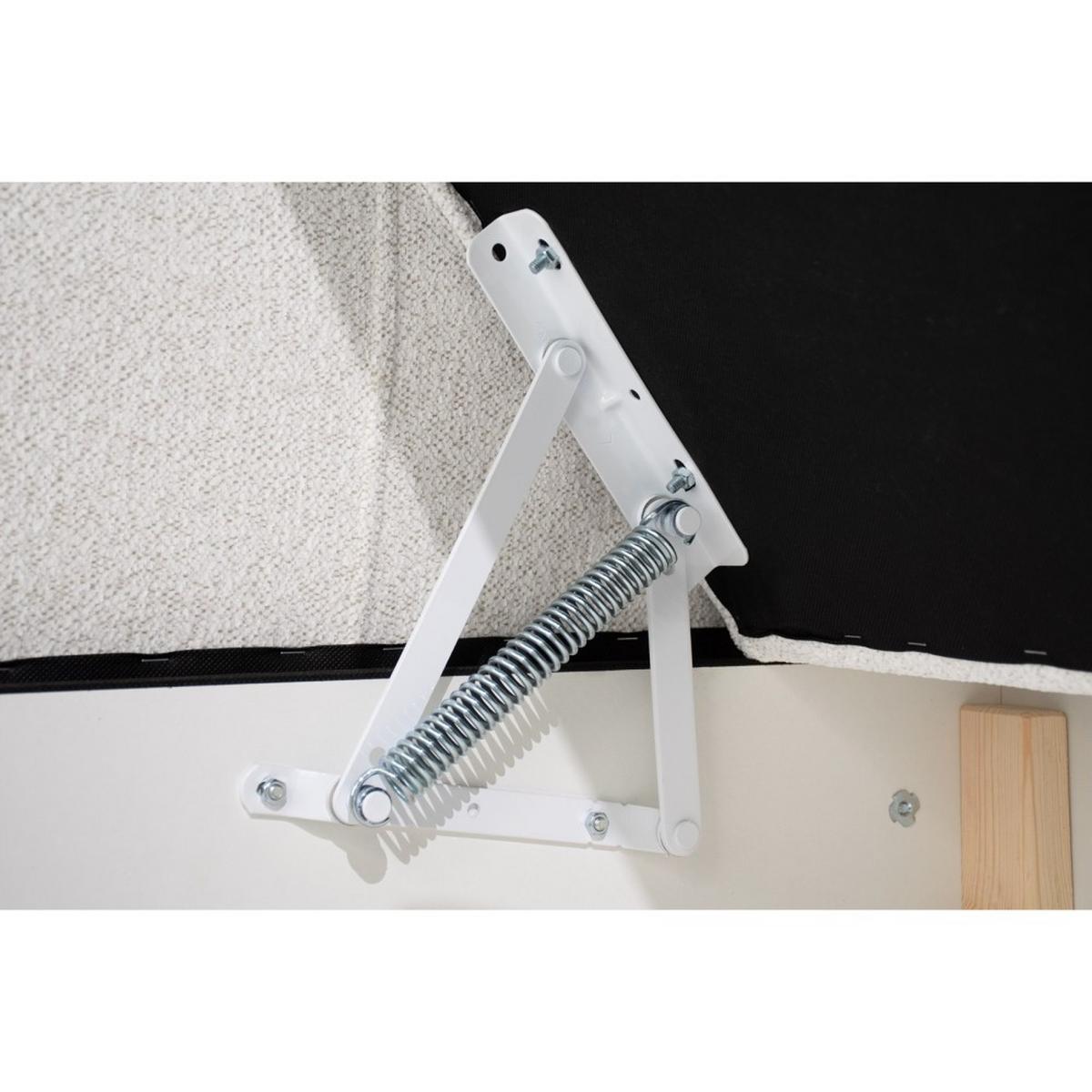 POLSTERBETT Topiq I 144/203/103 dunkelbeige, Bouclé-Stoff - Beige, Holzwerkstoff (140/200cm) - Beautysofa