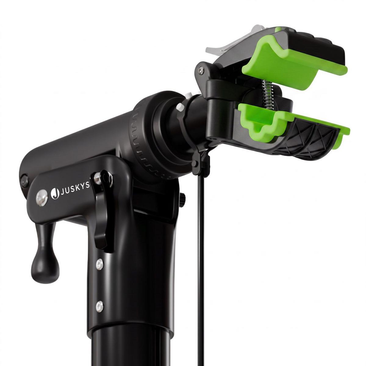 FAHRRADSTÄNDER Reparaturständer Belastbarkeit bis 50 kg klappbar - Schwarz, Metall (81/169/41cm) - Juskys