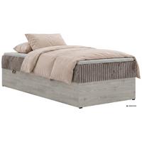 BOXBETT NORDIC ZERO 90/200 - Hellbraun Cord - Topper Visco - H3 - Hellbraun/Schwarz, Kunststoff/Textil (90/200cm) - MKS