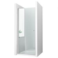 DUSCHTRENNWAND Chromfarben 90/185 cm - Chromfarben, Glas (90/185cm) - EMKE