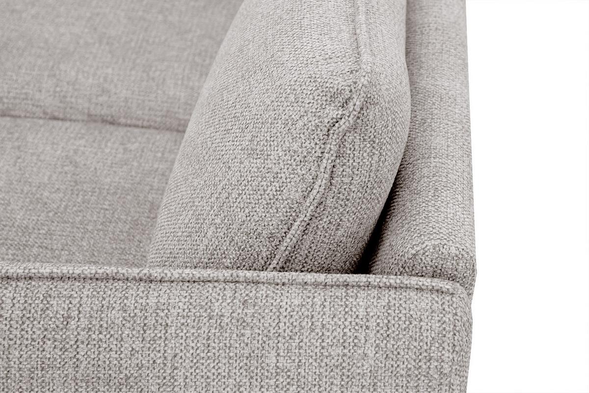 ECKSOFA HOSTEN 4-Sitzer, beige - Beige/Schwarz, Holzwerkstoff/Textil (158/269cm) - Wozimo