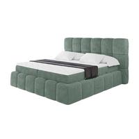 BOXBETT - AURI-H3 - 120x200 Salbeigrün Lapitt - Salbeigrün, Holzwerkstoff (120/200cm) - ALTDECOR