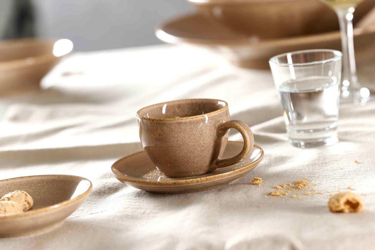 ESPRESSOTASSEN Sahara Hellbraun 100 ml 6er Set - Hellbraun, Keramik (0.1L) - Ritzenhoff Breker