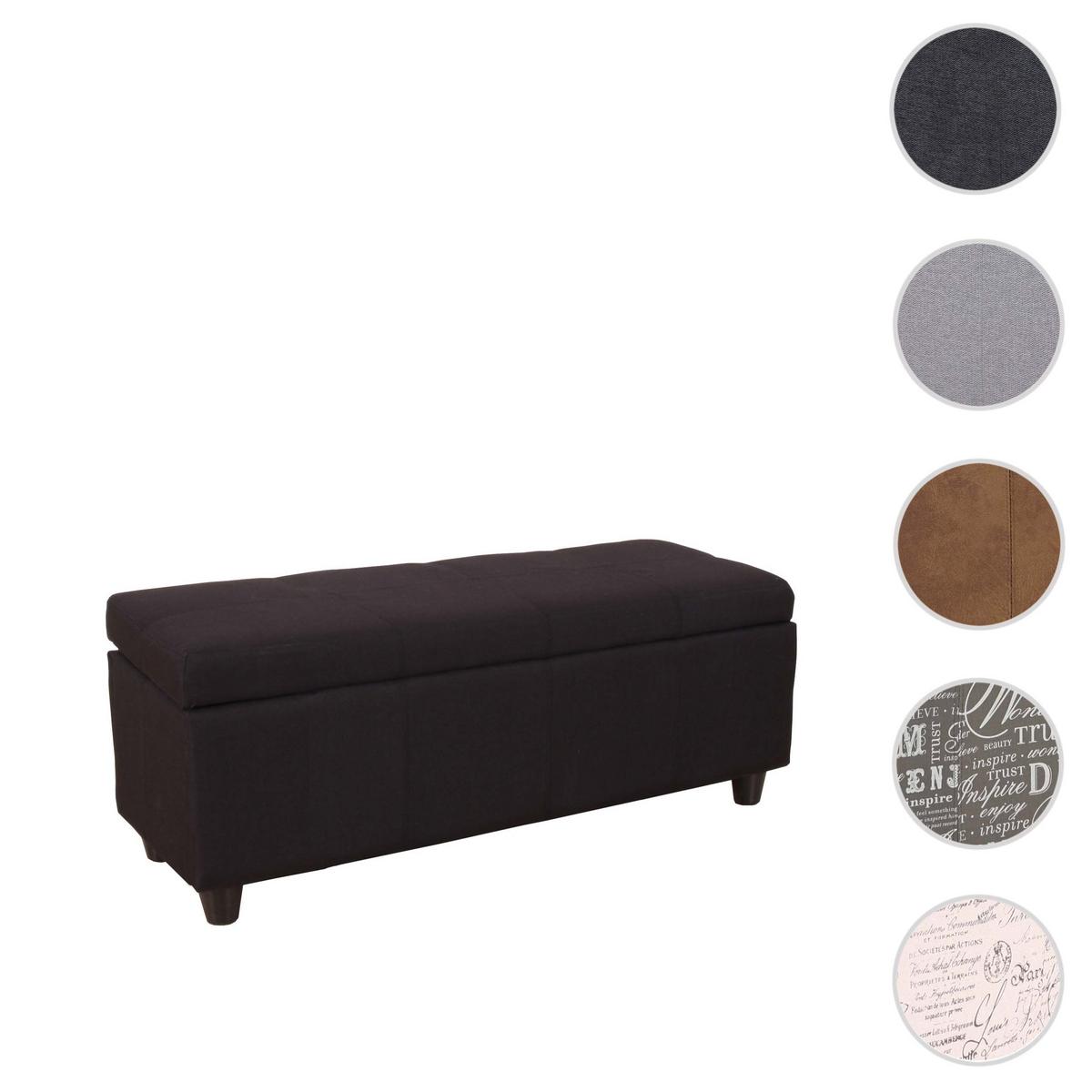 AUFBEWAHRUNGS-TRUHE Schwarz - Schwarz, Textil (114/45/45cm) - MCW
