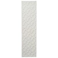 TEPPICH Cremeweiß 80/300 cm Gannett - Creme/Weiß, Textil (80/300cm) - Beliani