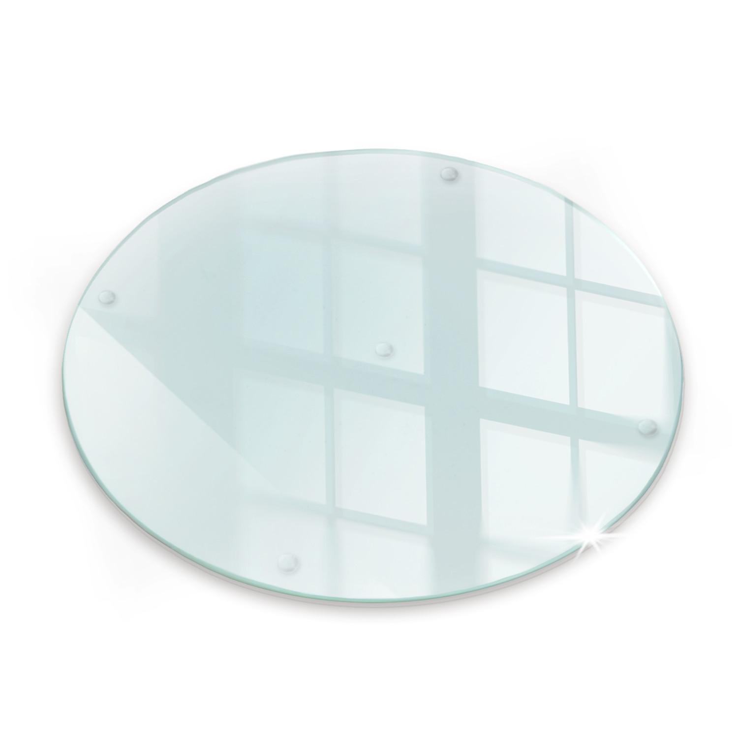 HERDABDECKPLATTE 30 cm Transparent Runder - Transparent, Glas (30/0.4/30cm) - TULUP