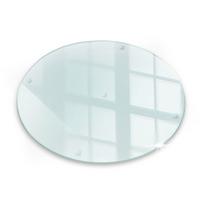 HERDABDECKPLATTE 40 cm Transparent Runder - Transparent, Glas (40/0.4/40cm) - TULUP