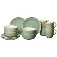 FRÜHSTÜCKS-SET Borneo grün 12-tlg. - Grün, Keramik (21.5/22/33.5cm) - Ritzenhoff Breker
