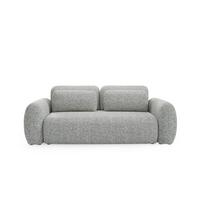 SOFA Carmela 3 Sitzplätze Grau - Grau, Holz (266/95/121cm) - Petits-meubles