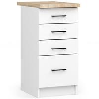 UNTERSCHRANK Weiß 85/40/46 - Weiß, Holzwerkstoff (40/85/46cm) - RAUMHIRSCH FURNITURE