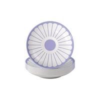 ESPRESSOUNTERTASSEN Fleur Couleur Bleu ø 11,7 cm 6er Set - Blau, Keramik (11.7cm) - Villeroy & Boch