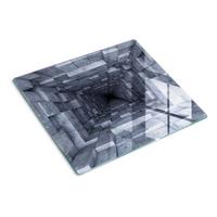 GLASPLATTE 60x52 cm Tunnel - Grau, Glas (60/0.4/52cm) - TULUP