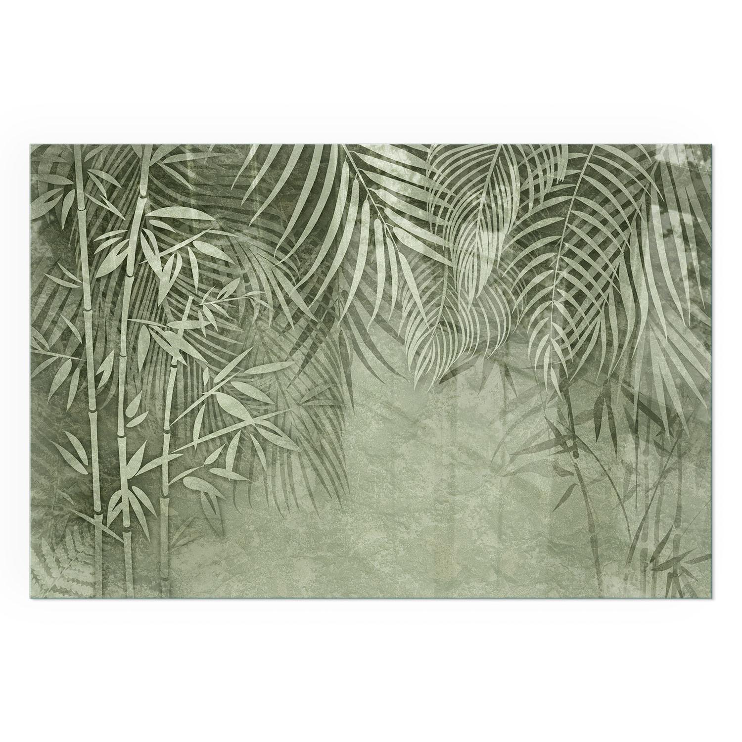 GLASPLATTE für Kamin 120x80 cm - Grün, Glas (120/80/0.4cm) - TULUP