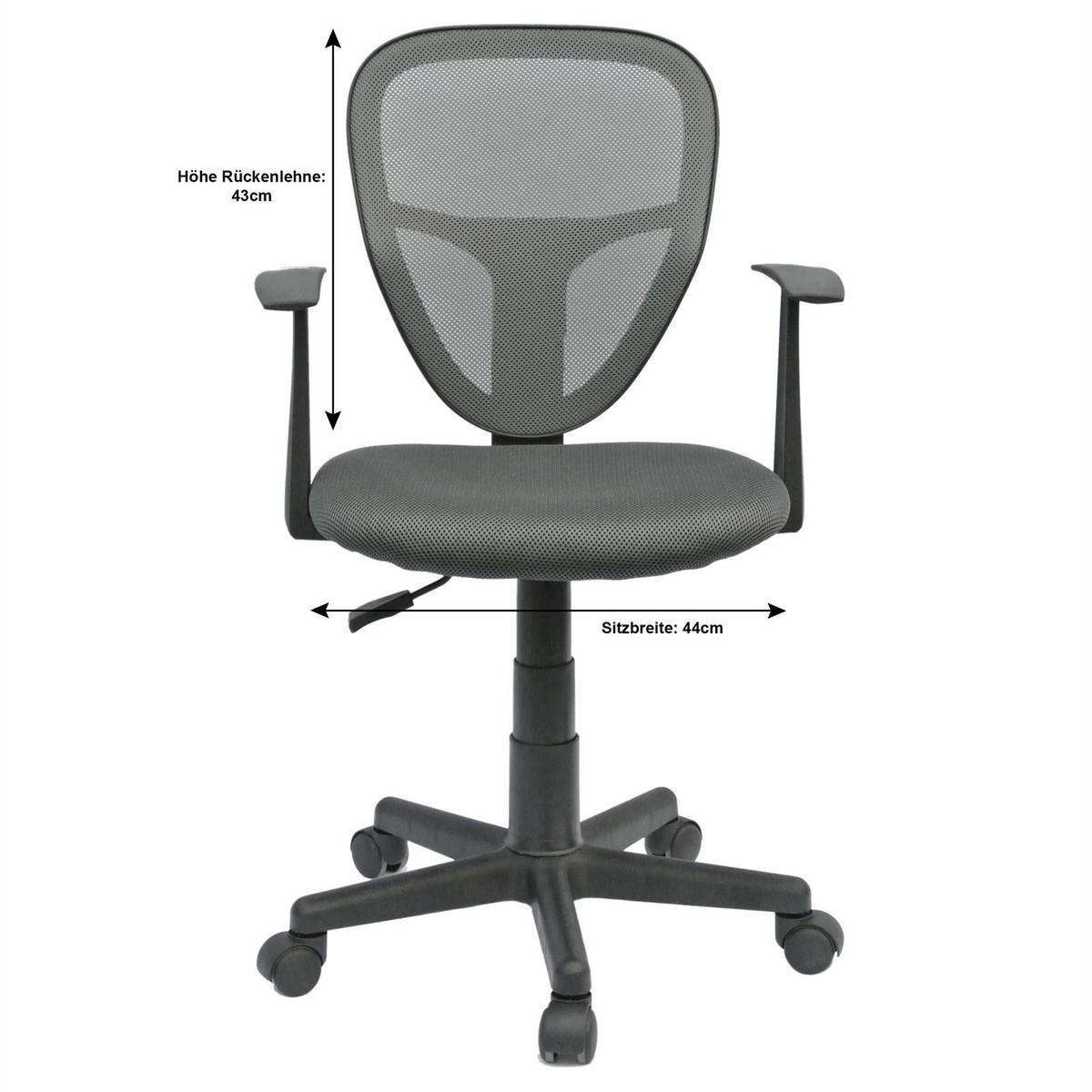 KINDERDREHSTUHL STUDIO grau - Grau, Textil (53/92/52cm) - IDIMEX