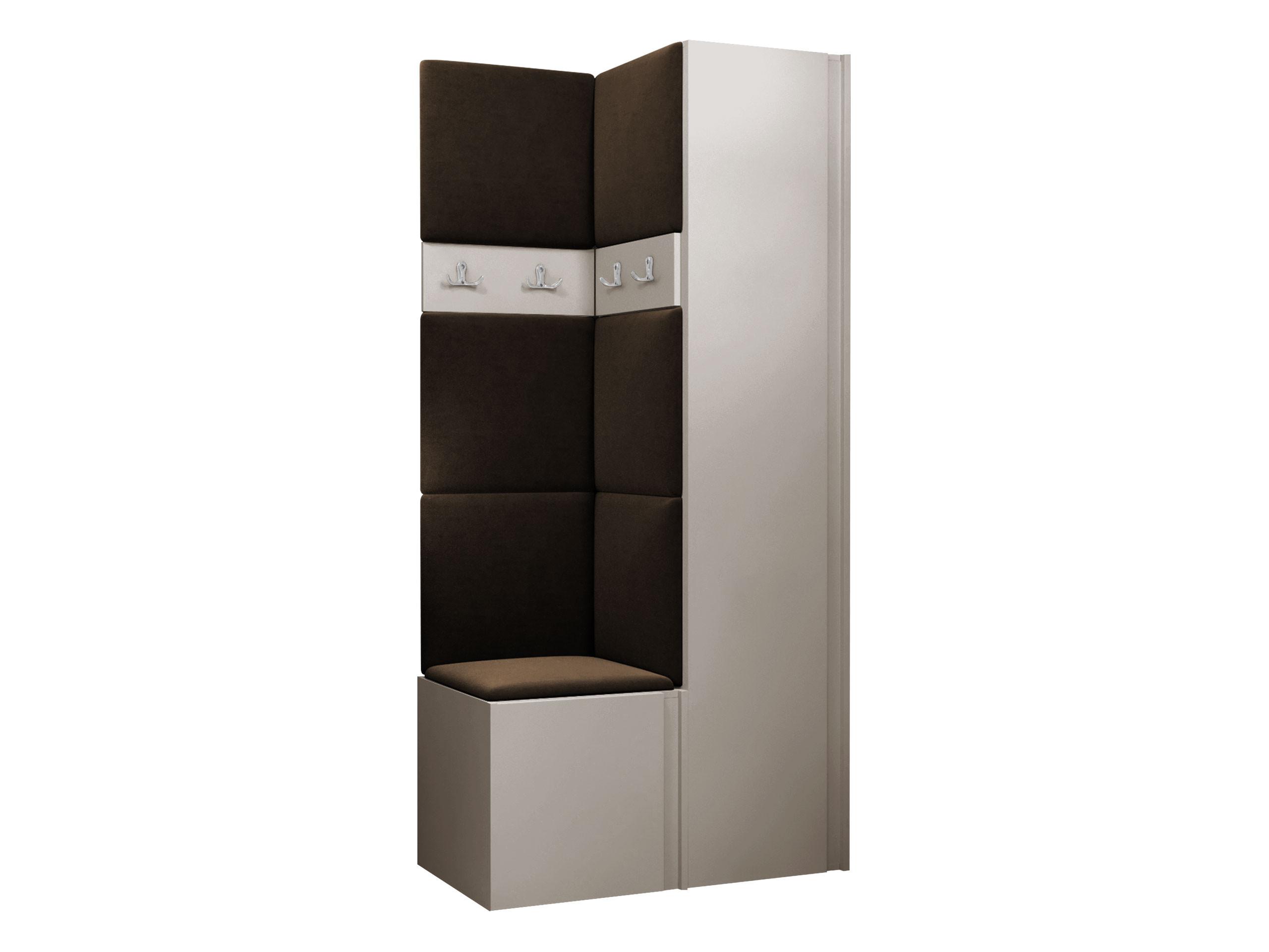 GARDEROBEN-SET Orion XXIV - Kaschmir/Braun, Holzwerkstoff/Kunststoff (82/186/46cm) - MIRJAN24