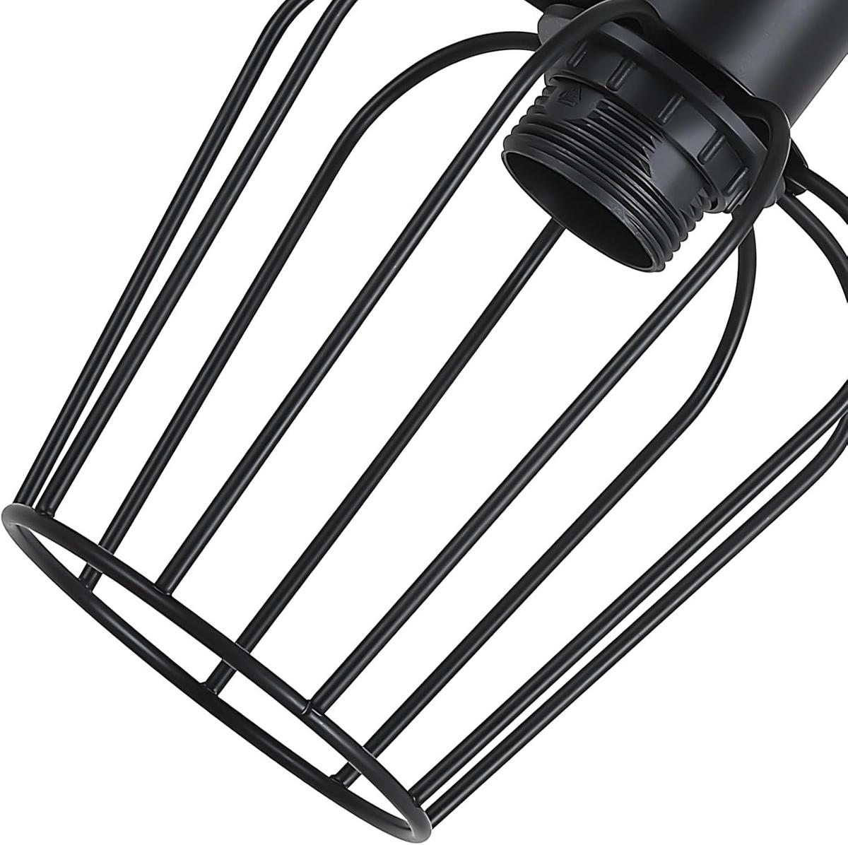 STEHLAMPE Lysandra 22/22/140 cm - Schwarz, Metall (22/22/140cm) - ZMH