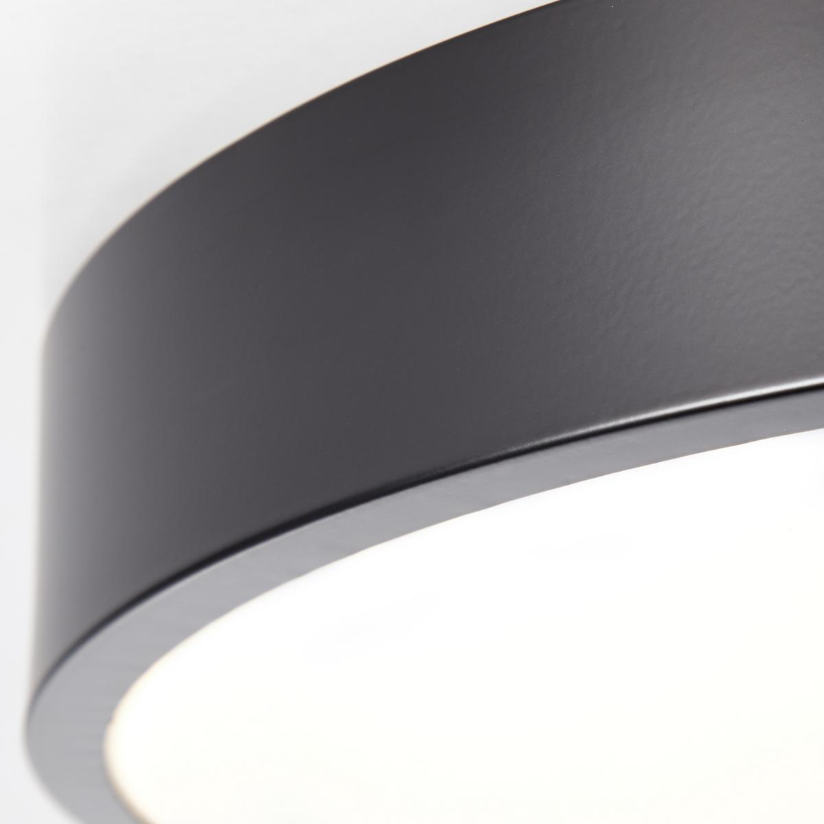 DECKENLEUCHTE Slimline G80569A76 - Schwarz, Metall (33/33/6.5cm) - Brilliant