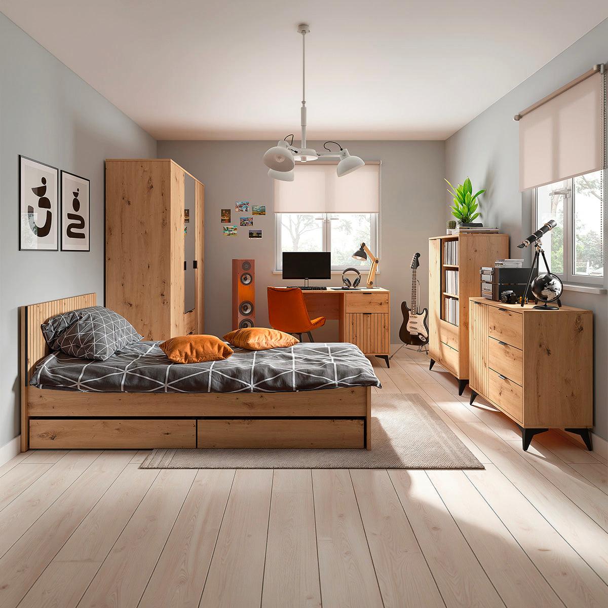 SCHREIBTISCH Mao Holz - Braun, Holzwerkstoff (120/60/78cm) - Petits-meubles
