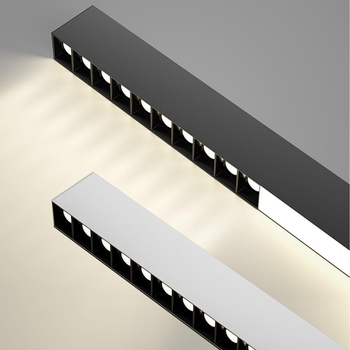 LED-DECKENLEUCHTE Ritter 107/3.5/5.5 cm - Weiß, Metall (106.5/5.2/3.3cm) - ZMH