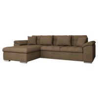 ECKSOFA Diana, Seite: Links - Nussbaumfarben, Holz/Textil (280/160cm) - MIRJAN24