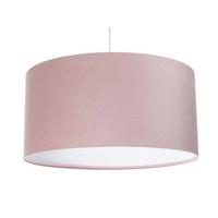 HÄNGELEUCHTE Rosa 40/20 cm - Pink/Weiß, Kunststoff (40/0.6/20cm) - ONZENO