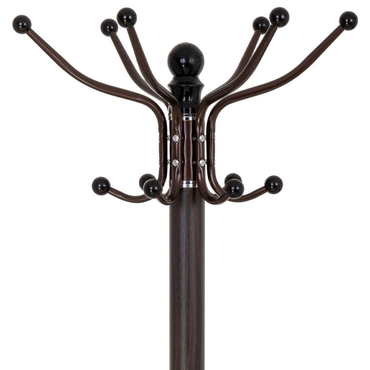 GARDEROBE aus metall 36x173cm - Braun, Metall (36/173/36cm) - Wanderlust