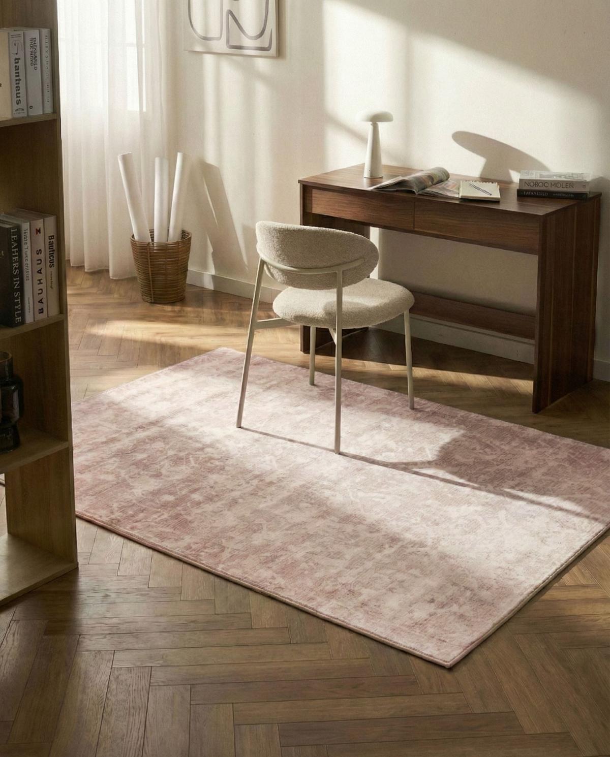 TEPPICH Beige 140/200 cm Tarsus - Beige, Textil (140/200cm) - Beliani