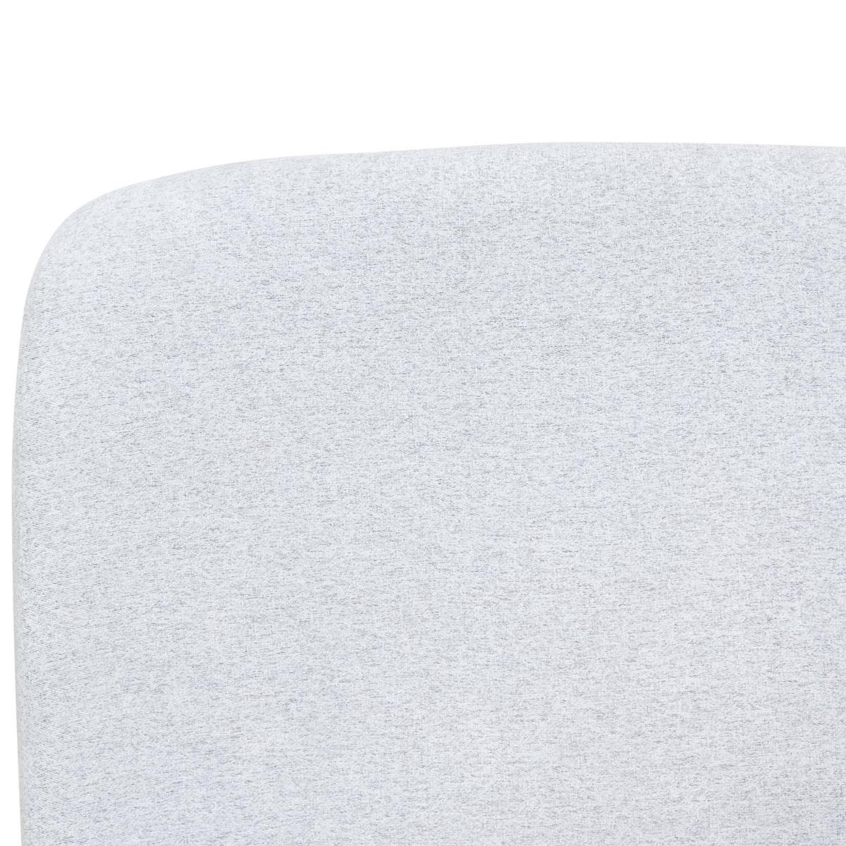 BETT mit Stauraum 160x200 cm Grau Blagnac - Hellgrau, Textil (160/200cm) - Beliani