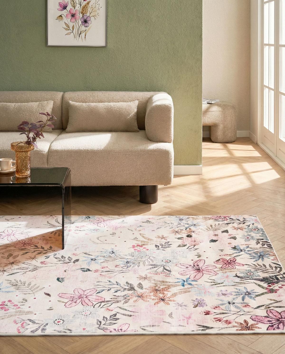 TEPPICH Bunt 160/230 cm Tillo - Multicolor, Textil (160/230cm) - Beliani