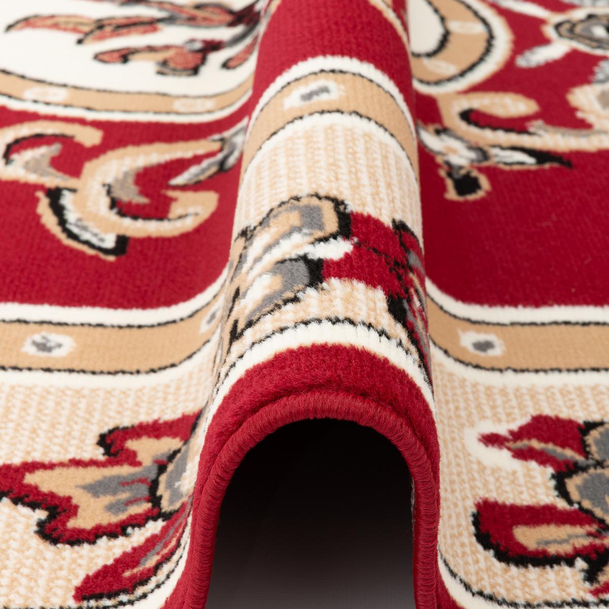 ORIENT VELOURS TEPPICH LÄUFER TRENDLINE - Rot, Textil (70/140cm) - Pergamon