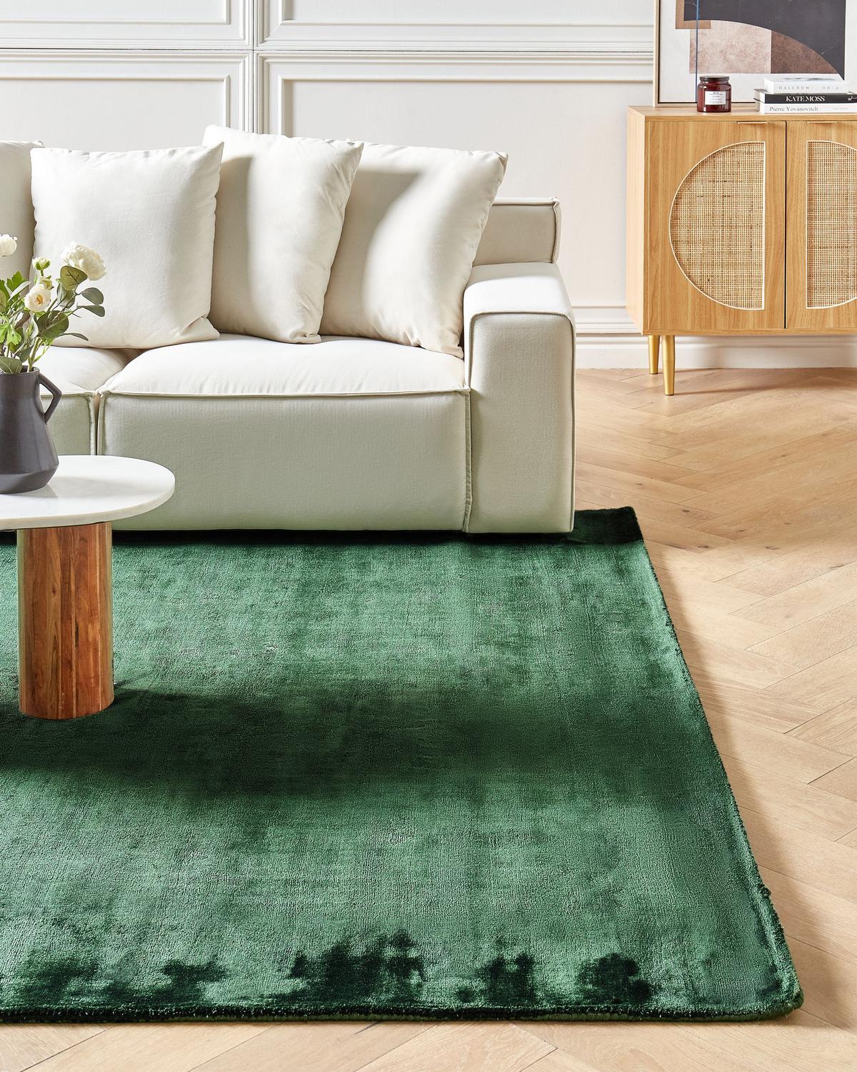KURZFLOR-TEPPICH Grün 200/300 cm Gesi II - Grün, Textil (200/300cm) - Beliani