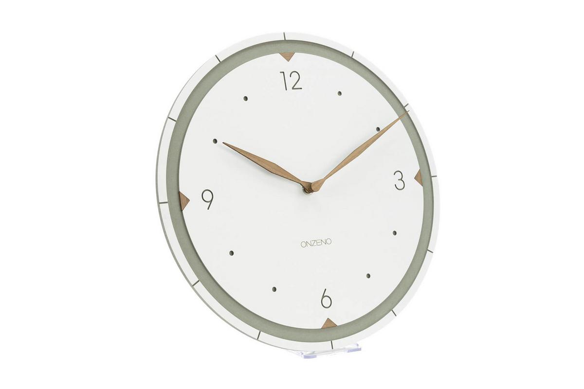 WANDUHR Design Weiß 29/29 cm - Weiß, Holzwerkstoff (29/29/1cm) - ONZENO