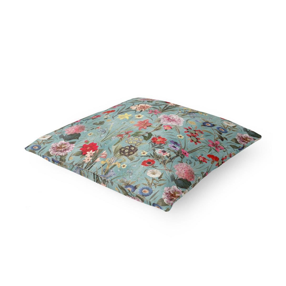 KISSENBEZUG Wildblumenwiese 40/40 cm - Grün, Textil (40/40cm) - Bilderwelten