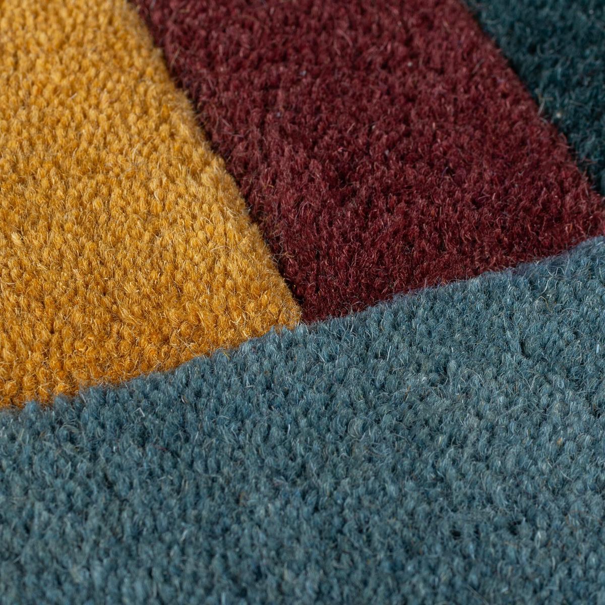 WOLLTEPPICH HALLEIN, abstrakt, Bunt, 120 x 180 cm - Multicolor, Textil (180/120cm) - KADIMA DESIGN