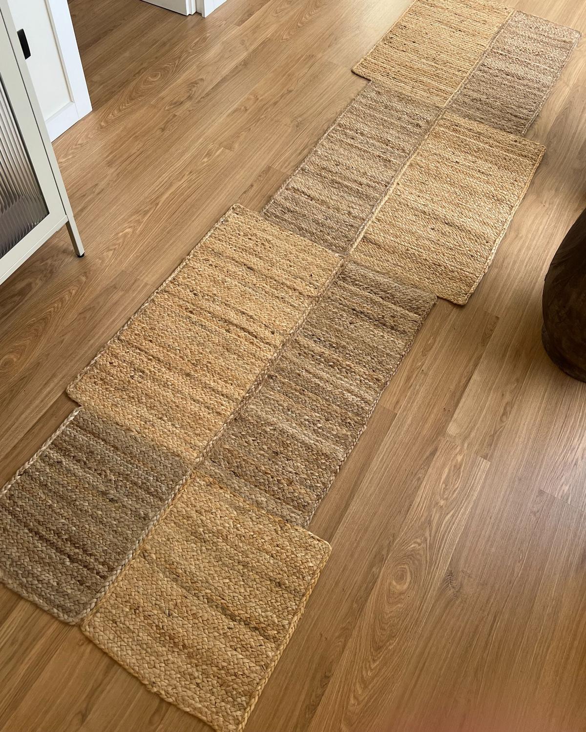 TEPPICH Beige 80/300 cm Jute Sangli - Beige, Textil (80/300cm) - Beliani