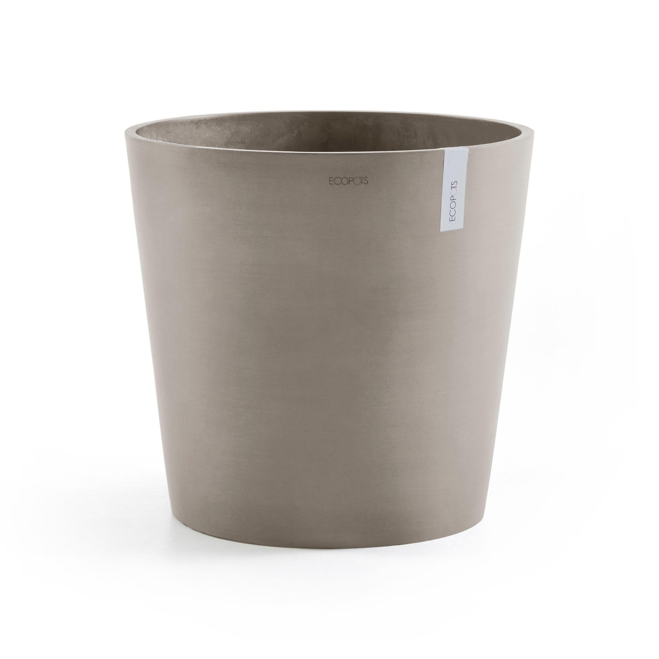 BLUMENTOPF Amsterdam 50,5/43,5 cm Taupe - Taupe, Kunststoff (50.5/43.5cm) - Ecopots