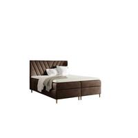 BOXBETT Espen Premium - Braun, Holzwerkstoff/Textil (180/200cm) - Fun Möbel