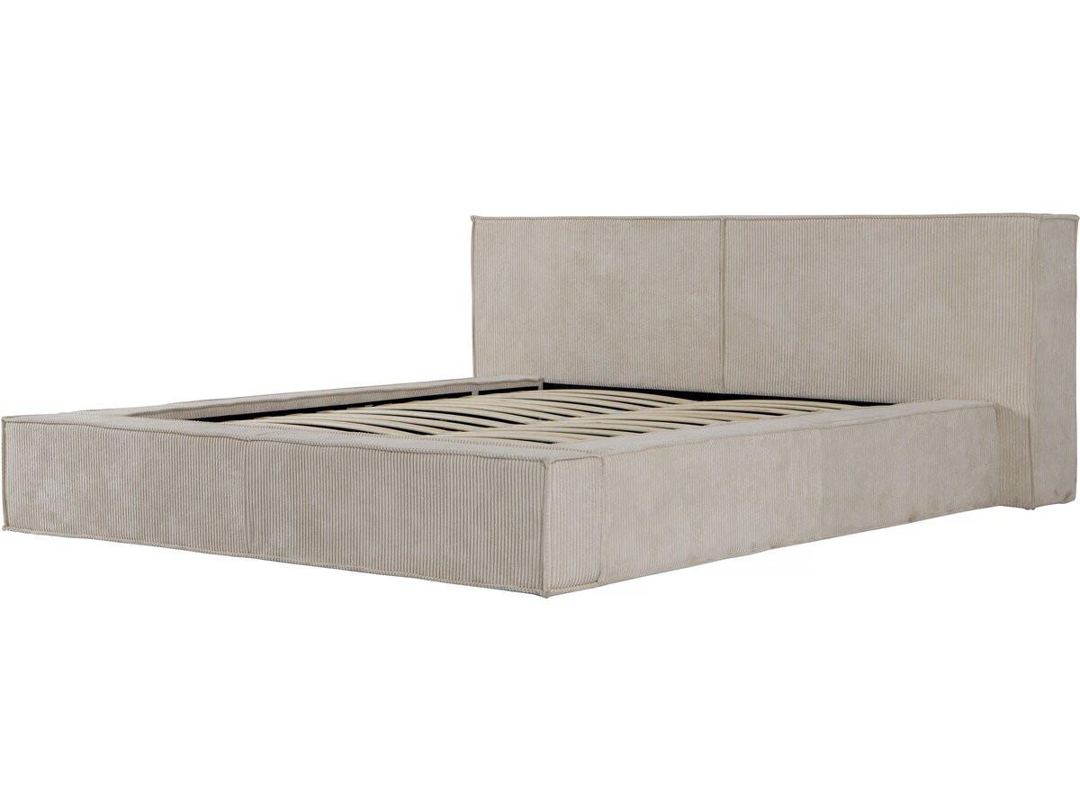 BETT courchevel beige - Beige, Textil (200/160cm) - Habitat Garten
