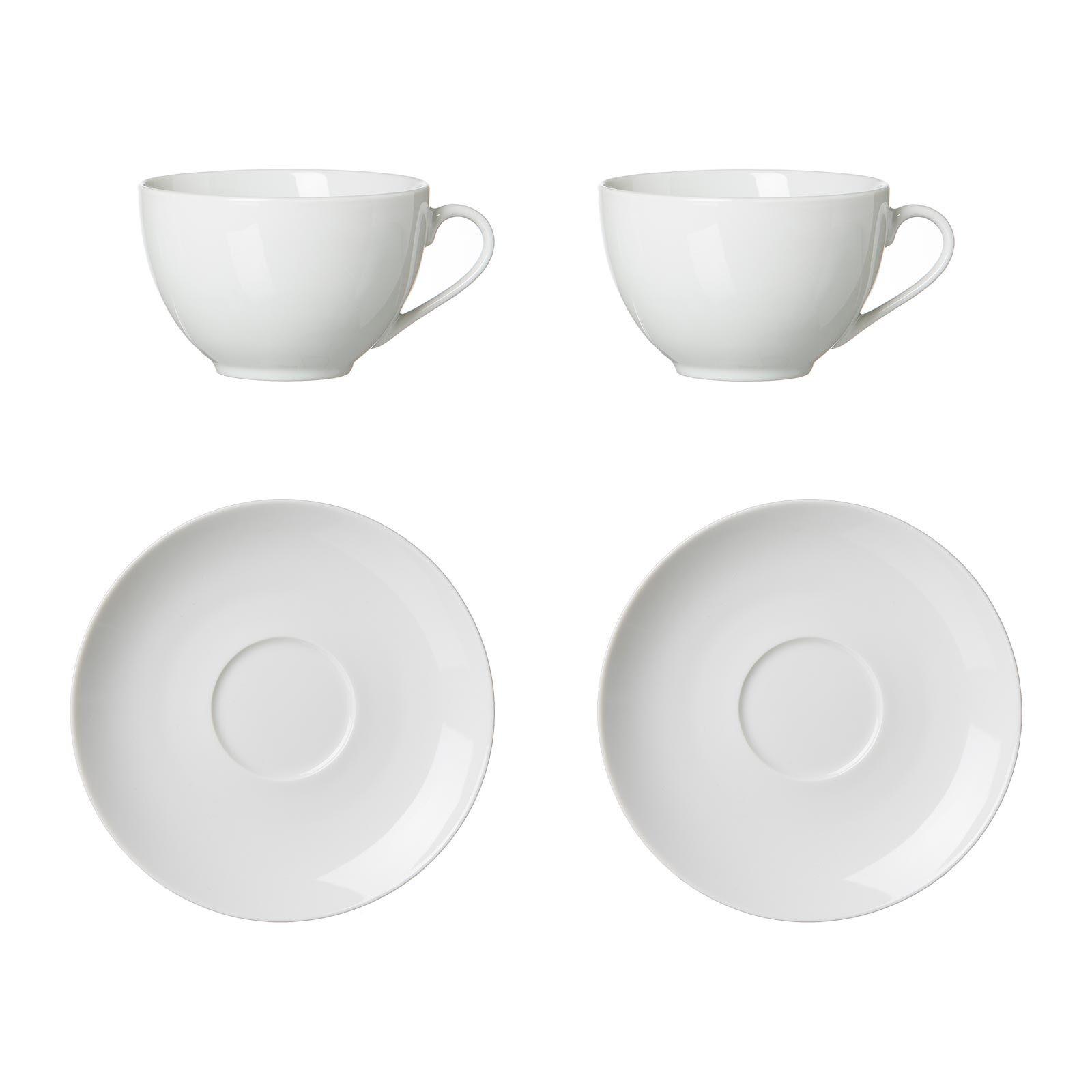 CAPPUCINOSET Bianco weiß 4er Set - Weiß, Keramik (0.3L) - Ritzenhoff Breker