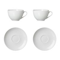 CAPPUCINOSET Bianco weiß 4er Set - Weiß, Keramik (0.3L) - Ritzenhoff Breker